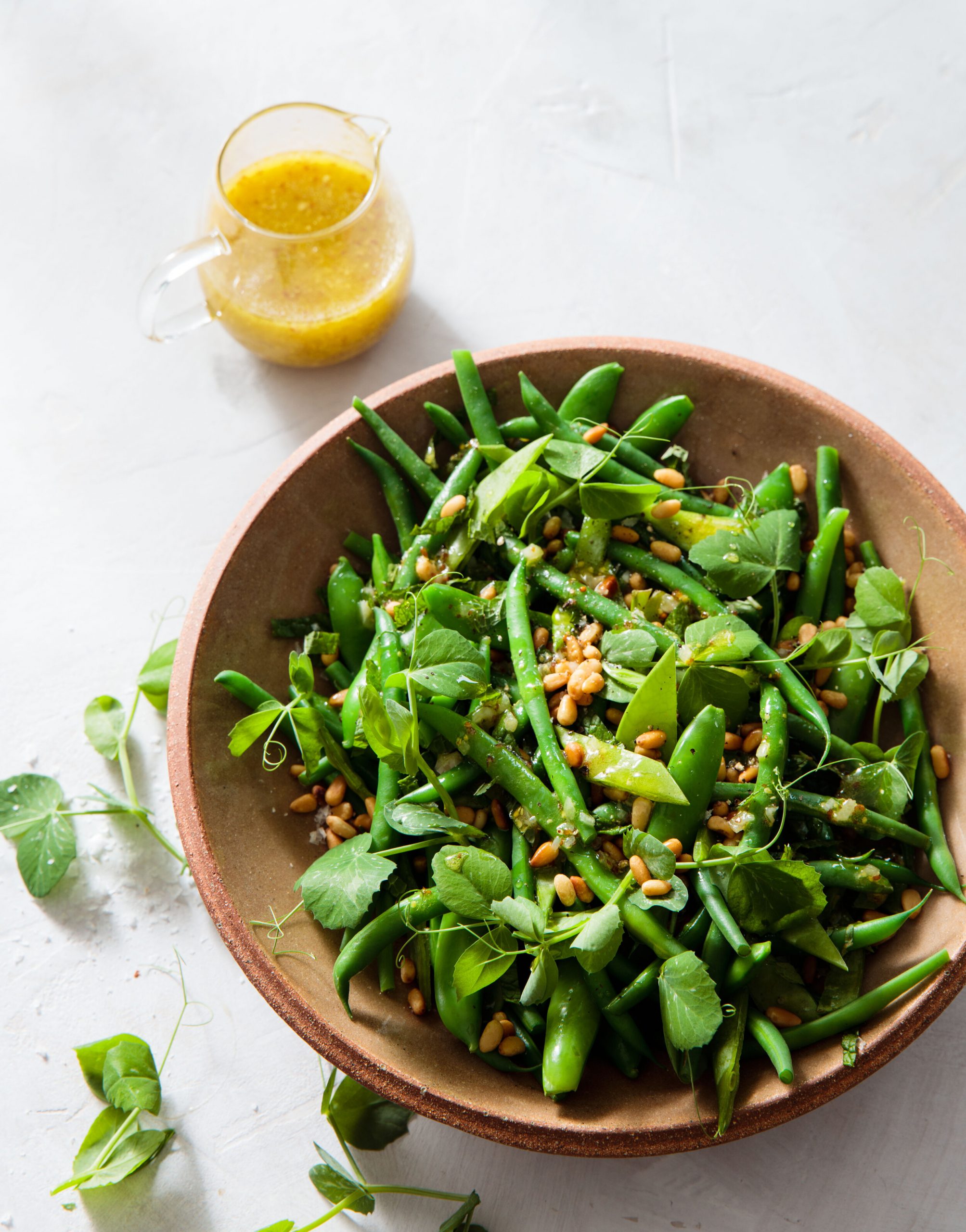 Green Bean and Snap Pea Salad with Mustard Vinaigrette - Amanda Haas Cooks